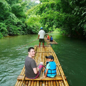 Pic - Bamboo Rafting 1 - Khaosok Discovery - Best Phuket Travel